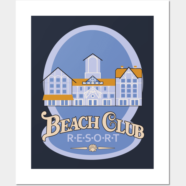 Beach Club Wall Art by Lunamis